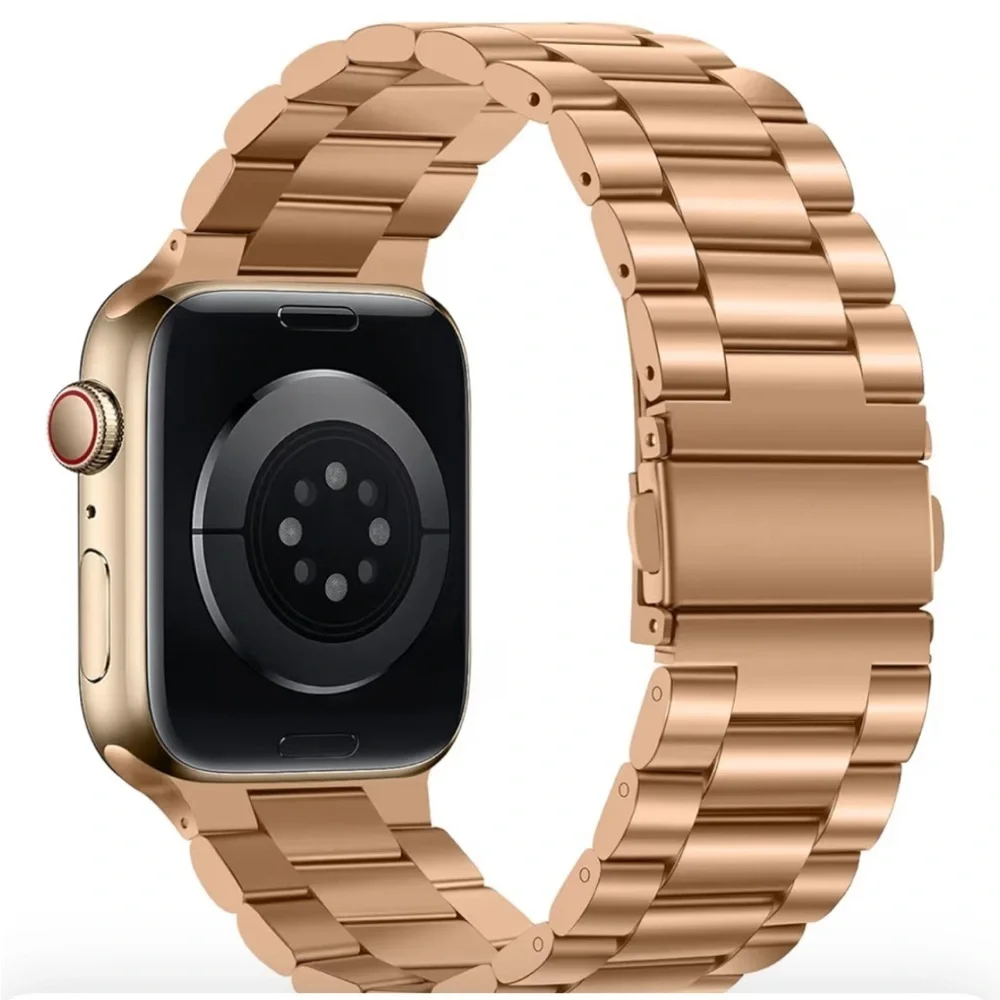 Elegant Rose Gold Watch Band